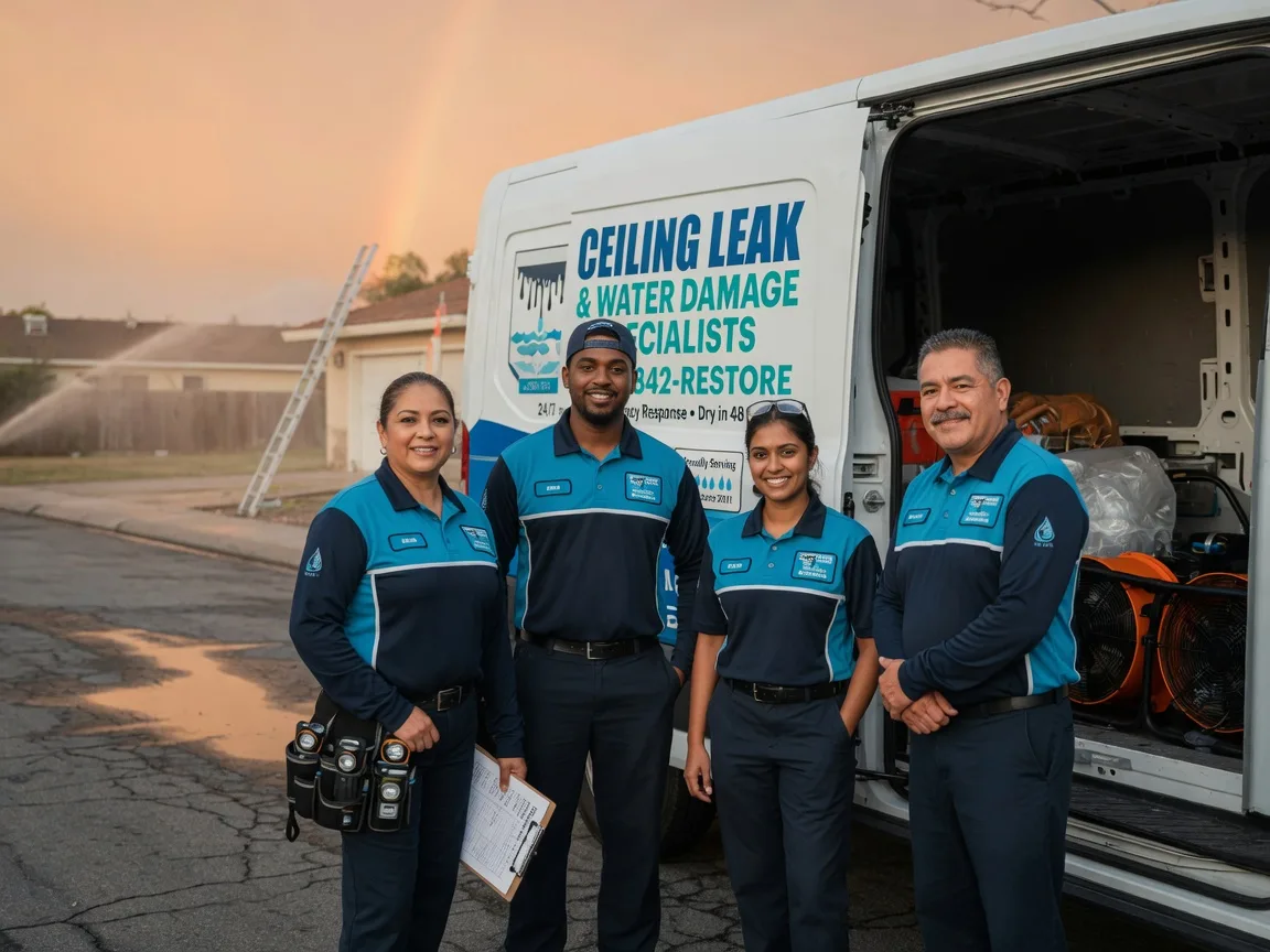 Ceiling Leak Cleanup company in Santa Clarita, CA